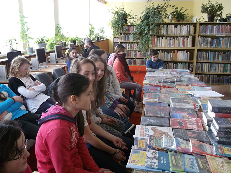 Slávnostné prijatie víťaza celoslovenskej súťaže Do knižnice